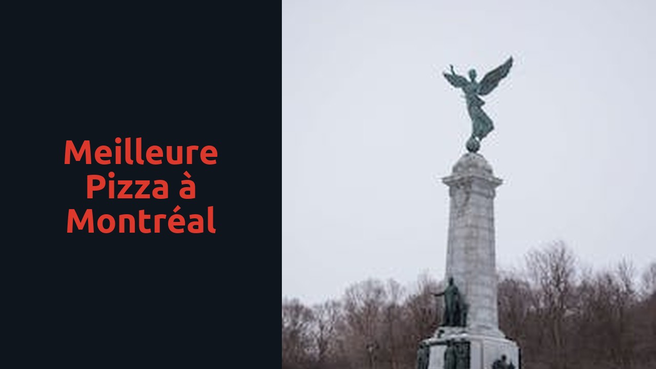 Meilleure pizza à Montréal