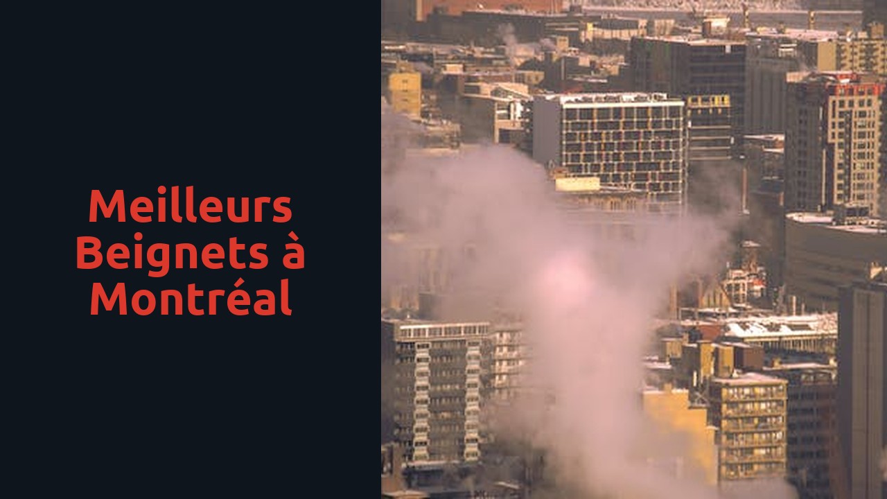 Meilleurs beignets à Montréal