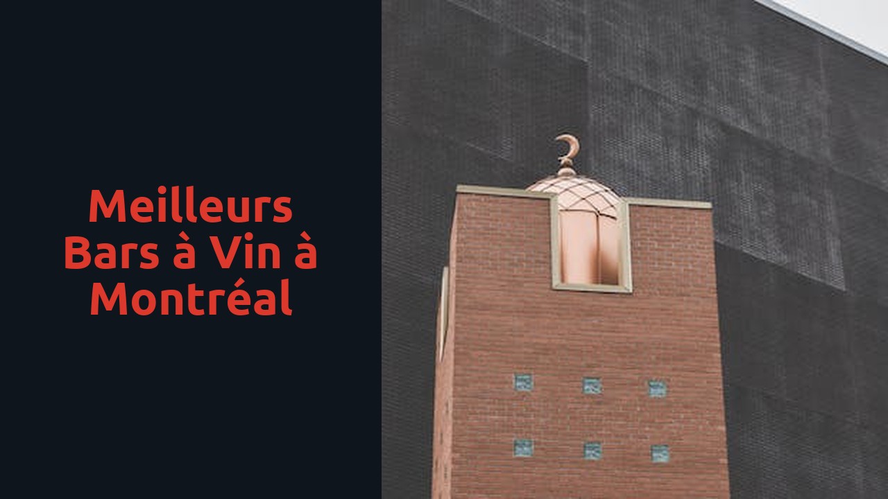 Meilleurs bars à vin à Montréal