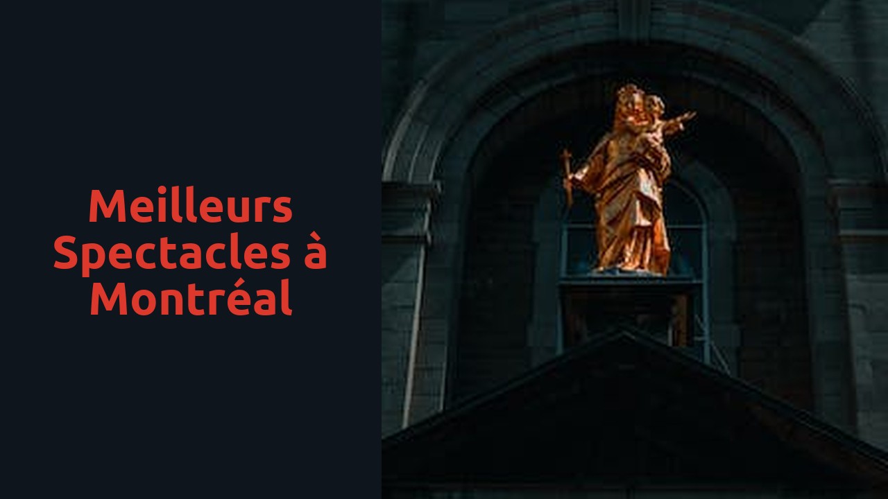 Meilleurs spectacles à Montréal